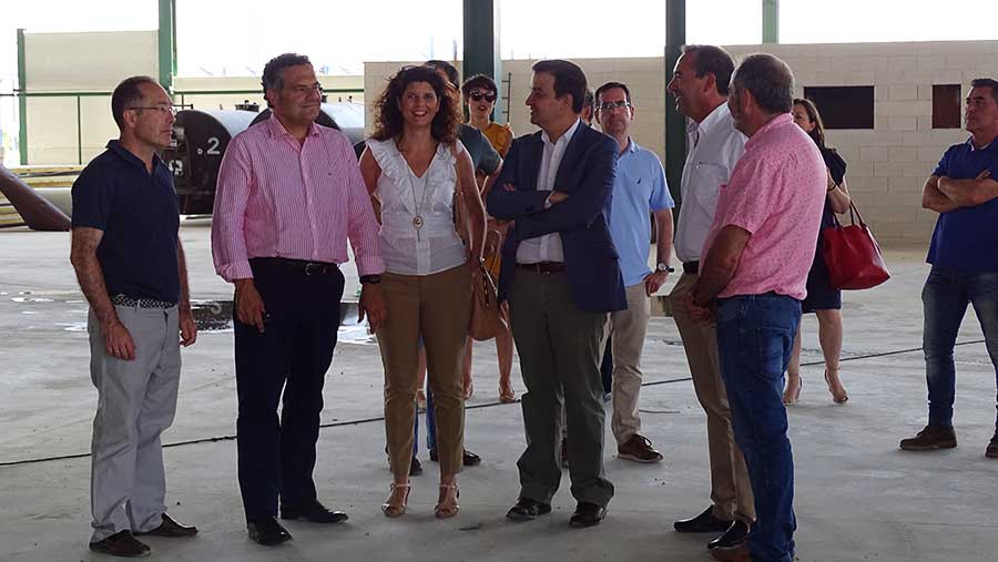 Visita del Consejero de Agricultura, Medio Ambiente y Desarrollo Rural, Francisco Martínez Arroyo