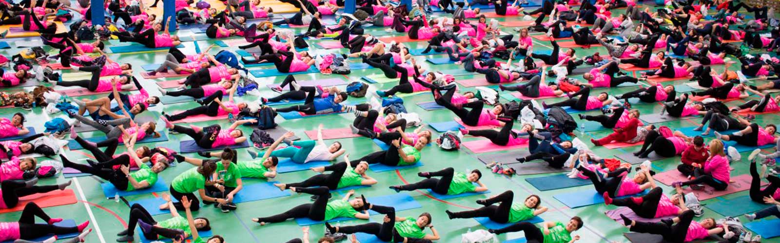 800 personas en el III Pilates Solidario por AFANION 2